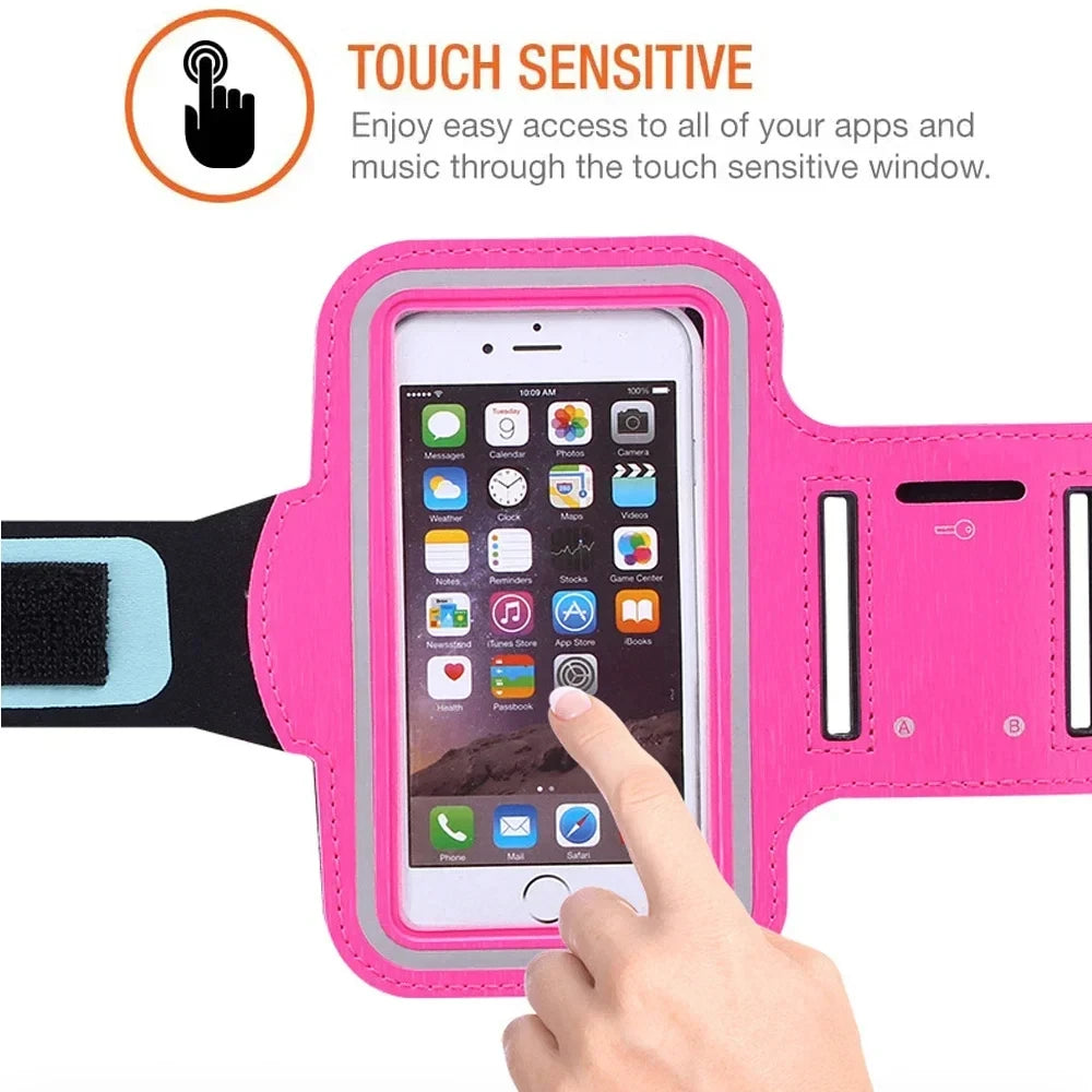 Mobile Phone Armband Outdoor Sports Smartphone Holder Gym Running Phone Bag Arm Band Cases for Samsung for IPhone Arm bag